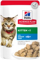 Photos - Cat Food Hills SP Kitten Ocean Fish Pouch  12 pcs