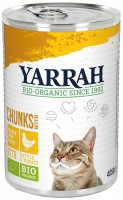 Photos - Cat Food Yarrah Organic Chunks with Chicken  12 pcs