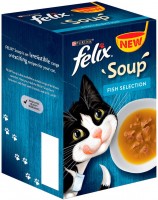 Photos - Cat Food Felix Soup Fish Selection  18 pcs