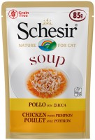 Photos - Cat Food Schesir Cat Soup Chicken with Pumpkin 6 pcs 