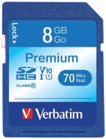 Photos - Memory Card Verbatim Premium SDHC UHS-I V10 U1 Class 10 8 GB