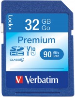Memory Card Verbatim Premium SDHC UHS-I V10 U1 Class 10 32 GB