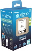 Photos - Battery Charger Panasonic Compact Charger + Eneloop 2xAA 2000 mAh 