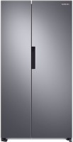 Photos - Fridge Samsung RS66A8100S9/EF stainless steel