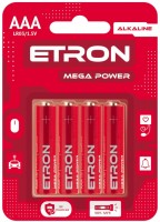 Photos - Battery Etron Mega Power 4xAAA 