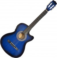 Photos - Acoustic Guitar HOMCOM Beginner Acoustic Electric Cutaway Guitar 