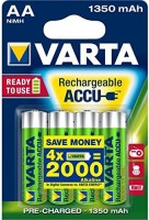 Battery Varta Rechargeable Accu 4xAA 1350 mAh 
