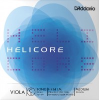 Photos - Strings DAddario Helicore Single C Viola Long Scale Medium 