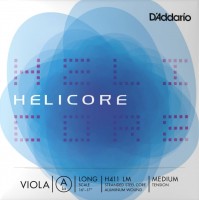 Photos - Strings DAddario Helicore Single A Viola Long Scale Medium 