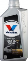 Photos - Gear Oil Valvoline Heavy Duty Gear Oil Pro Long Drain 75W-80 1L 1 L