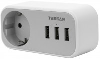 Photos - Surge Protector / Extension Lead Tessan TS-329 