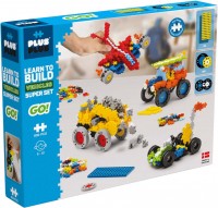 Photos - Construction Toy Plus-Plus Learn to Build Go! Vehicles Super Set (800 pieces) PP-7016 