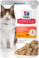 Photos - Cat Food Hills SP Adult 1+ Perfect Digestion Chicken Pouch  12 pcs