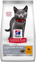 Photos - Cat Food Hills SP Sterilised Kitten Chicken  10 kg