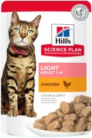 Photos - Cat Food Hills SP Adult Light Chicken Pouch 24 pcs 