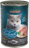 Photos - Cat Food Leonardo Adult Canned with Fish  400 g 6 pcs