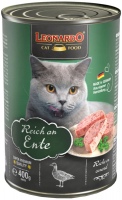 Photos - Cat Food Leonardo Adult Canned with Duck  400 g 24 pcs