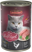 Photos - Cat Food Leonardo Adult Canned with Poultry  400 g 24 pcs