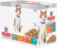 Photos - Cat Food Hills SP Sterilised Young Adult Delicious Selection  24 pcs