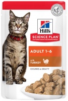 Photos - Cat Food Hills SP Adult Turkey Pouch 12 pcs 