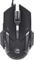 Photos - Mouse MANHATTAN RGB LED Wired Optical USB Gaming Mouse 