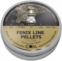 Photos - Ammunition Coal Fenix Line 5.5 mm 1.10 g 250 pcs 