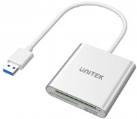 Card Reader / USB Hub Unitek USB 3.0 3-Port Memory Card Reader 