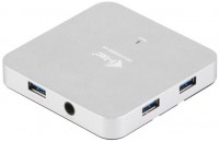 Photos - Card Reader / USB Hub i-Tec USB 3.0 Metal Charging HUB 4 Port 