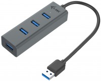 Photos - Card Reader / USB Hub i-Tec USB 3.0 Metal HUB 4 Port 