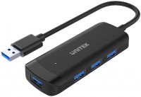 Photos - Card Reader / USB Hub Unitek uHUB Q4 4 Ports Powered USB 3.0 Hub 