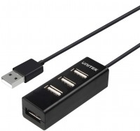 Photos - Card Reader / USB Hub Unitek 4 Ports USB 2.0 Hub (80cm Cable) 