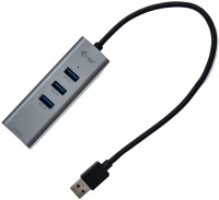 Card Reader / USB Hub i-Tec USB 3.0 Metal HUB 3 Port + Gigabit Ethernet Adapter 