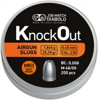 Photos - Ammunition JSB KnockOut MKII 5.49 mm 1.645 g 200 pcs 