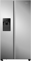 Photos - Fridge Hisense RS-694N4TCF stainless steel