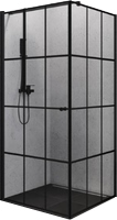 Photos - Shower Enclosure New Trendy Linia Basic Superia Black 90x89 left