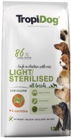 Photos - Dog Food Tropidog Adult Light/Sterilised with Chicken 12 kg 