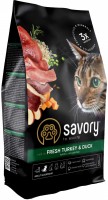 Photos - Cat Food Savory Adult Cat Gourmand Fresh Turkey/Duck  400 g