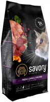 Photos - Cat Food Savory Adult Cat Steril Fresh Lamb/Chicken  400 g