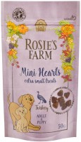 Photos - Dog Food Rosies Farm Mini Hearts Extra Small Treats Turkey 3