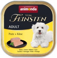 Photos - Dog Food Animonda Vom Feinsten Adult Turkey/Cheese 150 g 1