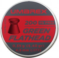 Photos - Ammunition Umarex Green Flathead 4.5 mm 0.35 g 200 pcs 