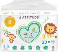 Photos - Nappies Attitude Eco Diapers 3 / 30 pcs 