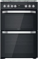 Photos - Cooker Hotpoint-Ariston HDM67G9C2CB/UK black