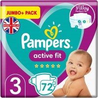 Photos - Nappies Pampers Active Fit 3 / 72 pcs 