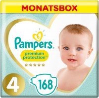 Photos - Nappies Pampers Premium Protection 4 / 168 pcs 