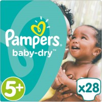 Photos - Nappies Pampers Active Baby-Dry 5 Plus / 28 pcs 