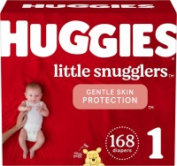 Photos - Nappies Huggies Little Snugglers 1 / 168 pcs 