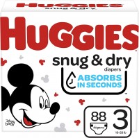 Photos - Nappies Huggies Snug and Dry 3 / 88 pcs 