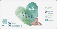 Photos - Nappies Pampers Pure Protection 1 / 82 pcs 