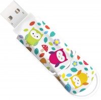 Photos - USB Flash Drive Integral Xpression USB 2.0 Owls 16 GB